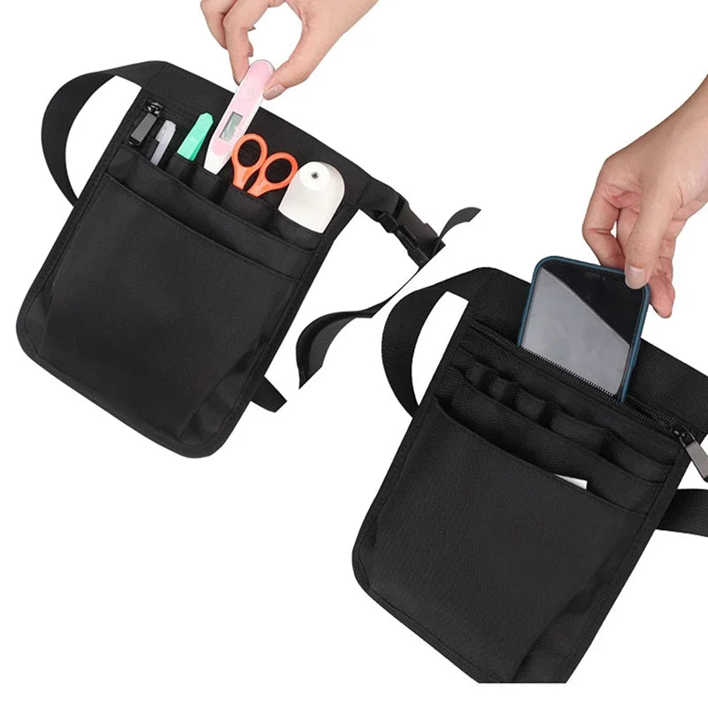 Nurse Tool Waist Bag Medical Staff Universal Multi Pocket Work Pocket Medical Supplies Storage Nurse Bag