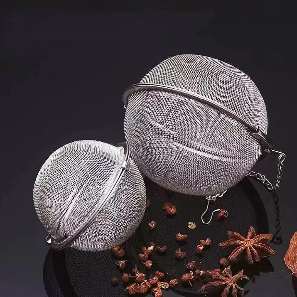 Stainless Steel Spice Tea Ball Tea Infuser Sphere Locking Strainer Mesh Infuser Tea Filter Strainers Kitchen Tools