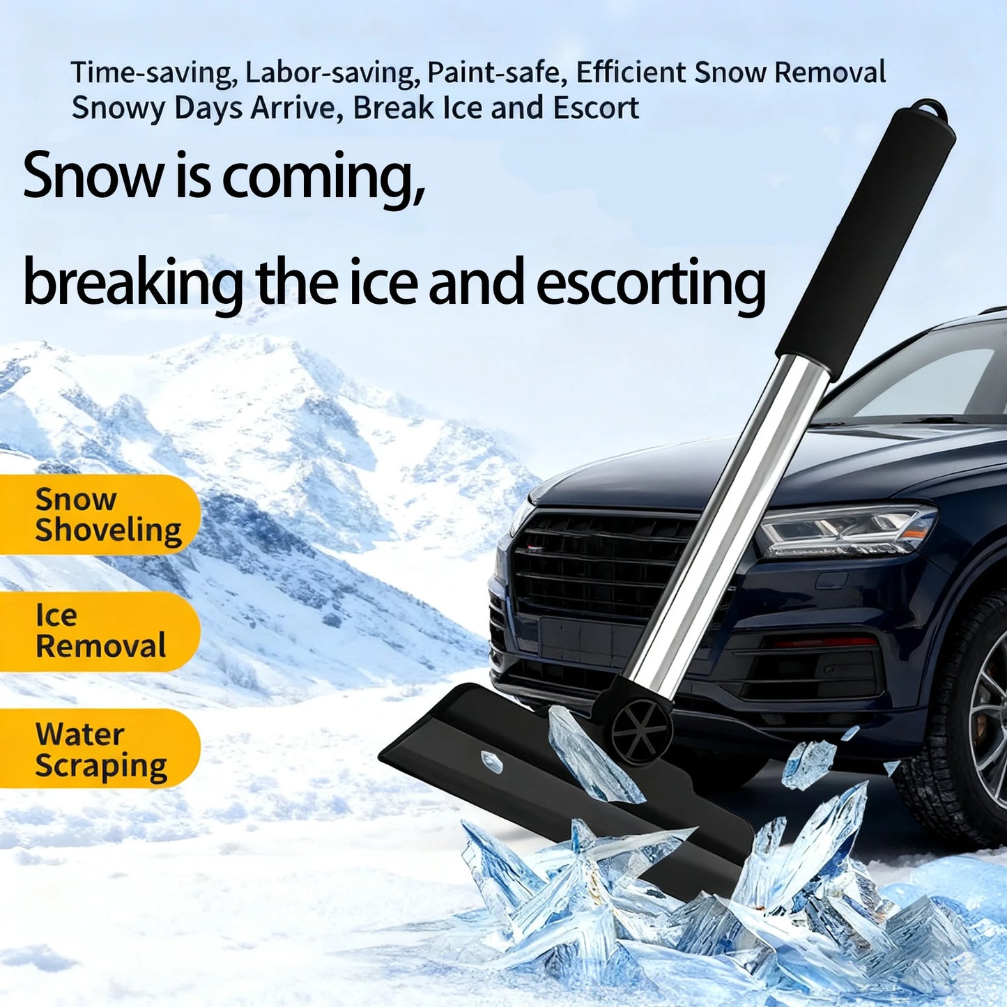 Car Snow Shovel Auto Ice Scraper Snow for Windshield Snow Shovel Car Winter Snow Removal Cleaning Tools Car Snow Removal Tool