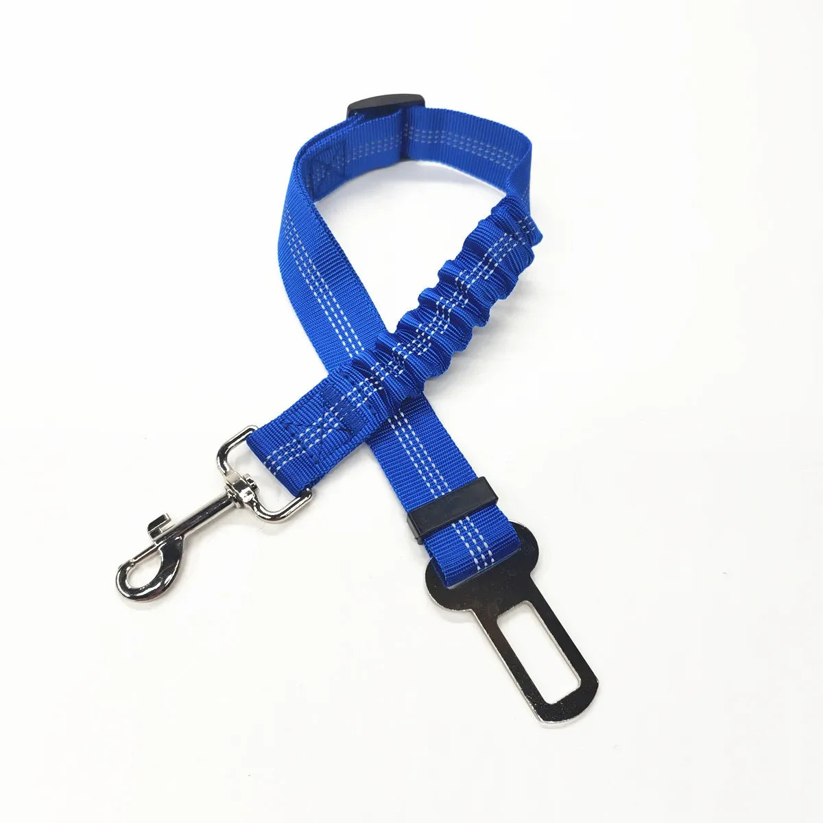 Dog Leash Harness Dogs Dog Accessories Supplies Pet Dog Car Seat Belt Retractable Buffer Elastic Reflective Safety Traction Rope