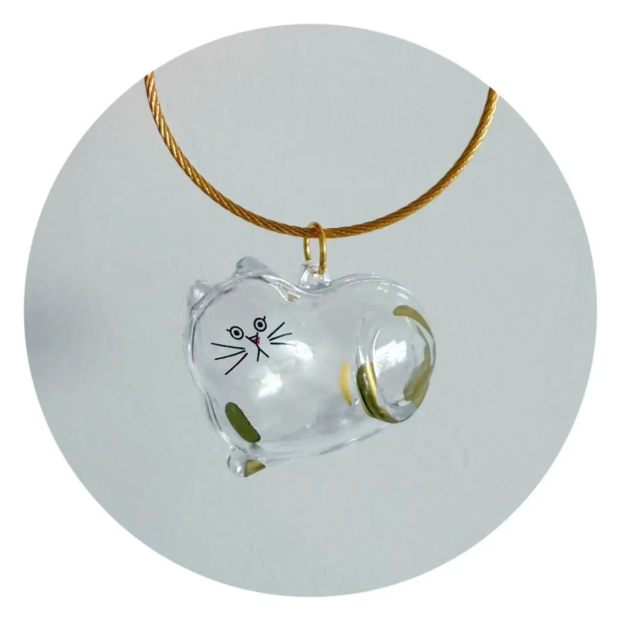 Cat Shaped Pet Hair Keepsake Keychain Charm Resin Dog Shaped Memorial Pendant Handmade DIY Pet Souvenir Keychain for Pet Lovers
