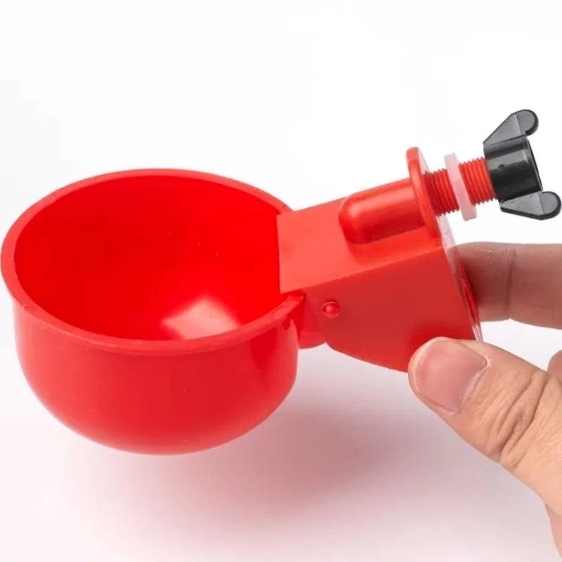 2/10cs Chicken Drinking Bowl Poultry Automatic Water Dispenser Pigeon Automatic Water Dispenser Small Chick Feeding Bowl
