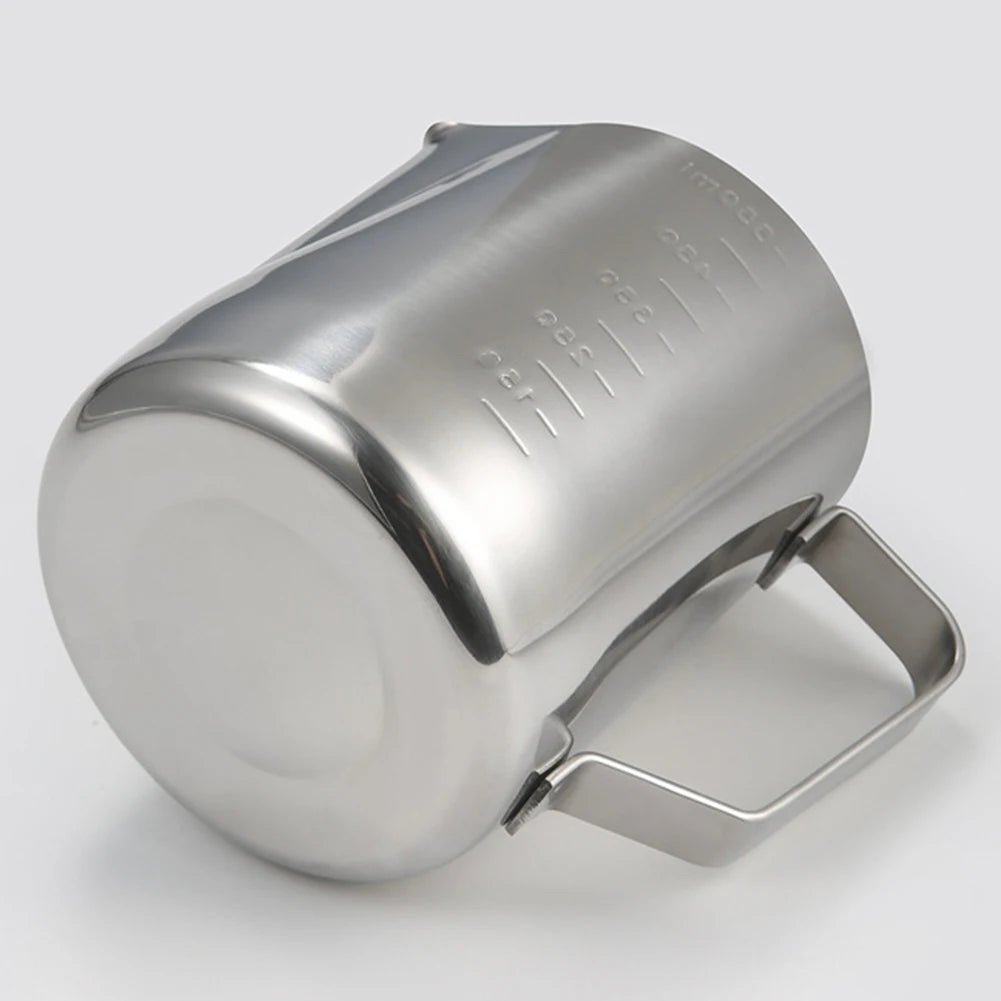 350/600/900ml Coffee Milk Frothing Pitcher Jug Stainless Steel Espresso Coffee Cup with Scale  for Latte Art Coffee