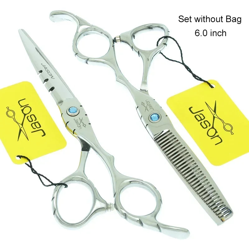 Stainless Steel 5.5"/6.0" Barber Hair Cutting Scissors Salon Hairdresser's Thinning Shears Hair Clippers Haircut Scissors A0018D