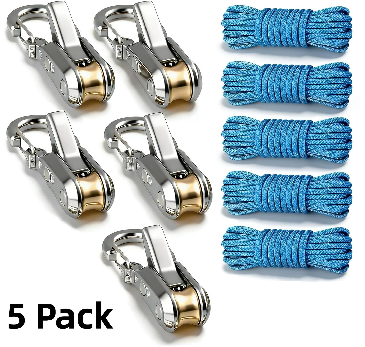 2-10 Pack Retractable Tie Down Rope with Roller Tensioner Heavy Duty Strap for Camping Boating Home Storage Outdoor Use