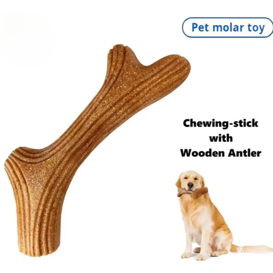 Real Wooden Deer Antlers Dog Chew Toys for Aggressive Chewers Large Dog Chewing Stick Indestructible Tough Durable Pet Toys Gift