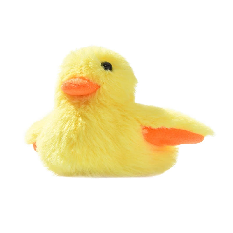 Smart Flapping Duck Cat Toys Interactive Electric Bird Toys Washable Cat Plush Toys with Vibration Sensor Cats Game Toys Kitten