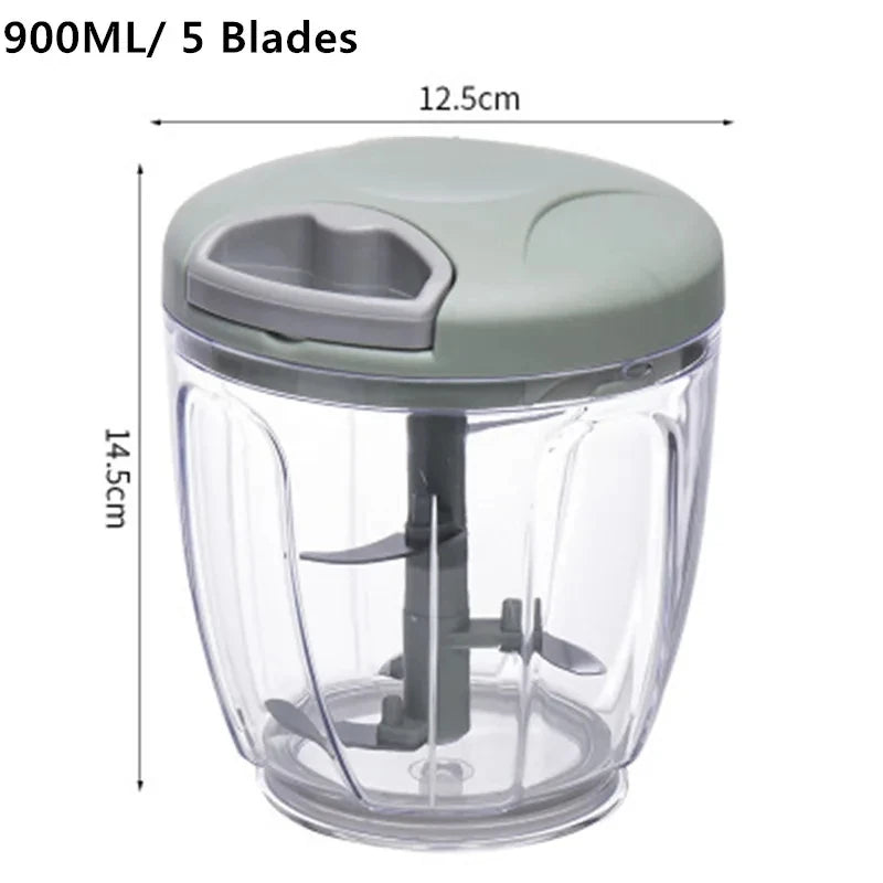 1pc, Vegetable Cutter, Multifunctional Garlic Masher, Manual Food Chopper, Vegetable Chopper, Creative Garlic Crusher, Meat Mash