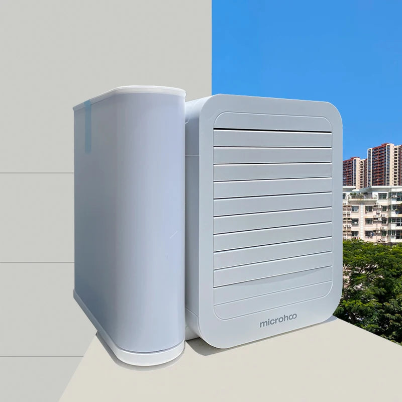 Original Microhoo Capacity Mini USB Portable Air Conditioner Filter Cool Water Tank Touch Screen Air Conditioner Filter
