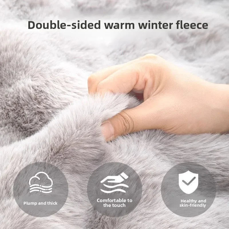 Large Size Dog Bed Mat Sleeping Pad for Winter Use Keep Warm Double-sided Use Golden Retriever Stress-relieving Sleeping Pad