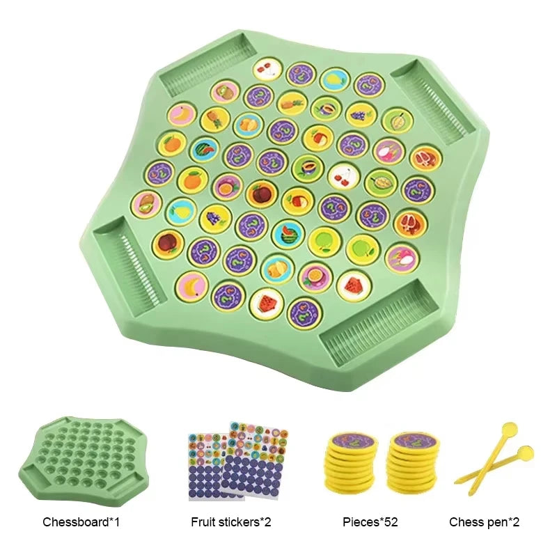 Animal Flip Chess Fun Memory Game Board Games Parent-Child Interactive Family Party Board Games Children Adult Social Table Game