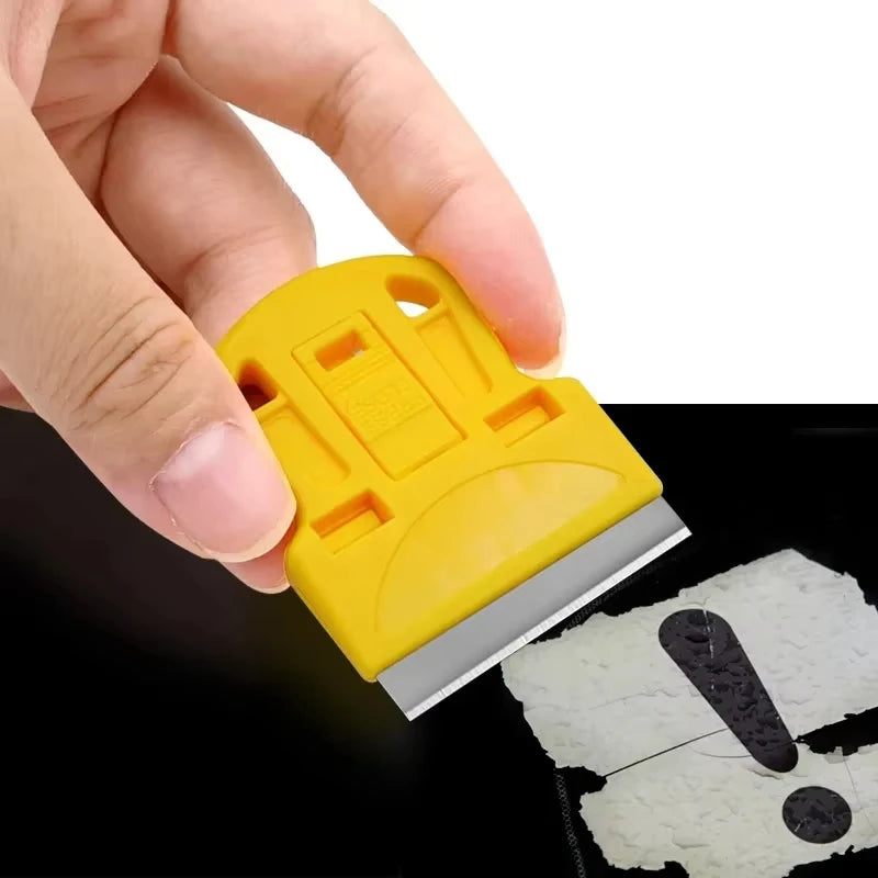 Scraper With A Blade One-Sided Razor Painting Scraper Holder Handle Standard Window Tinting Razor Scraper Tool Remover Cleaner