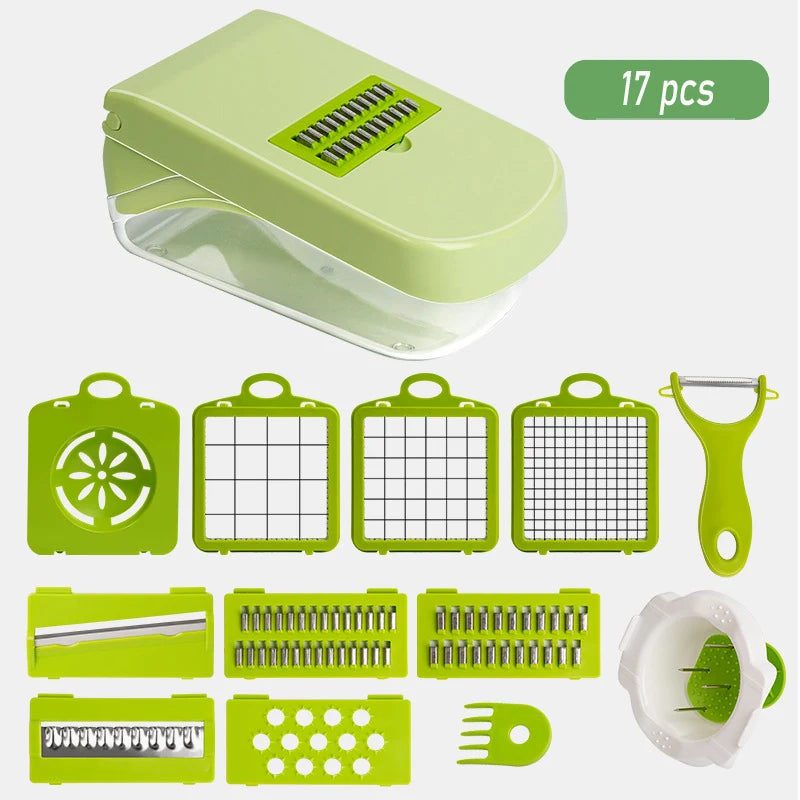 Multifunctional Vegetable Chopper Dicer Kitchen Supplies With Handle Food Grate Food Chopper Vegetable Slicer