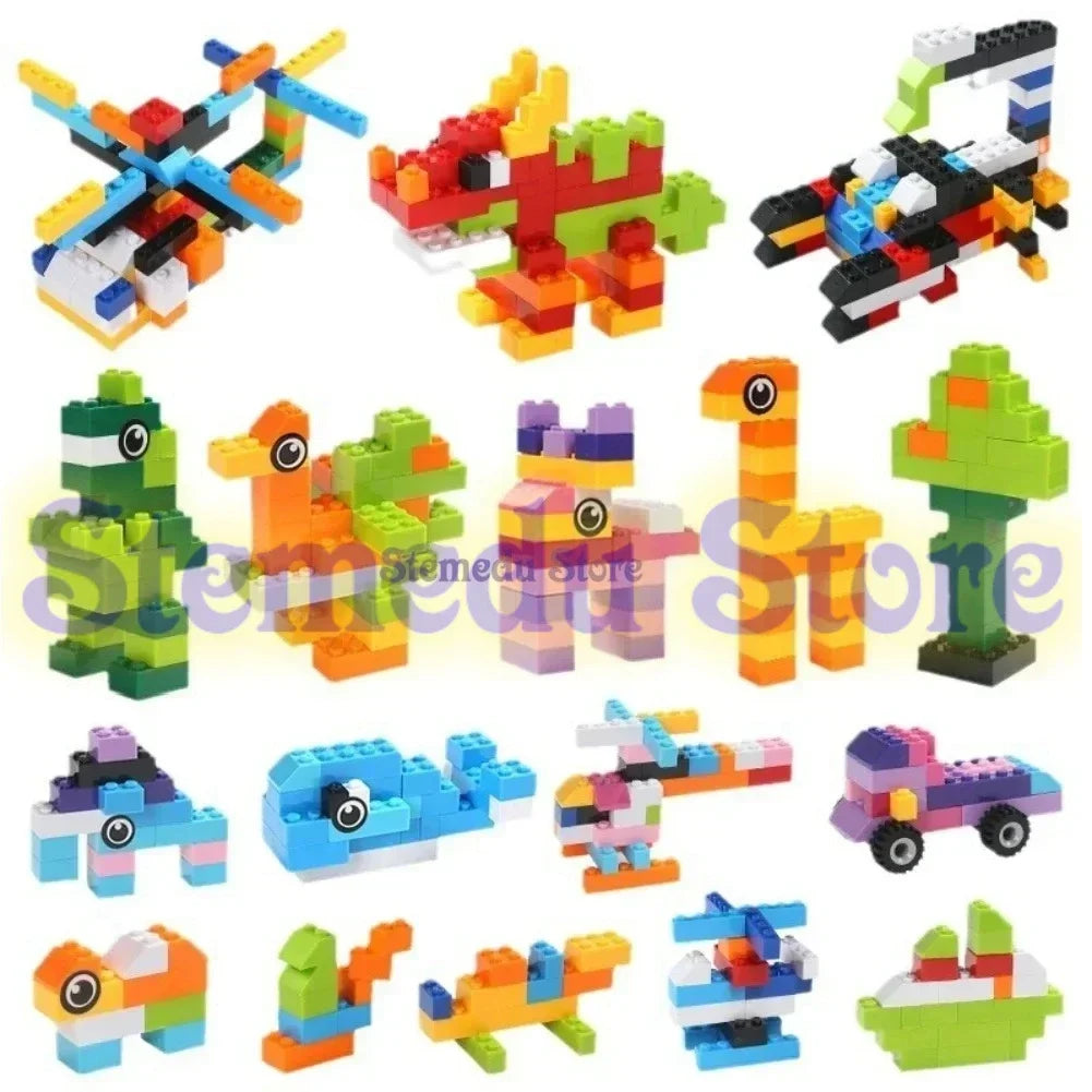 125/250g Building Blocks Bulk Lot Pack Sorted By Color Bricks Block Plate Toys Small Particles Bulk Compatible LeDUO