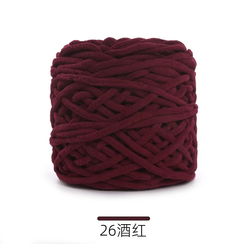 1Pc 50g Thin Velvet yarn for Crocheting Chenille yarn hand knitting Crochet amigrumi slipper line knit sweater blanket thread