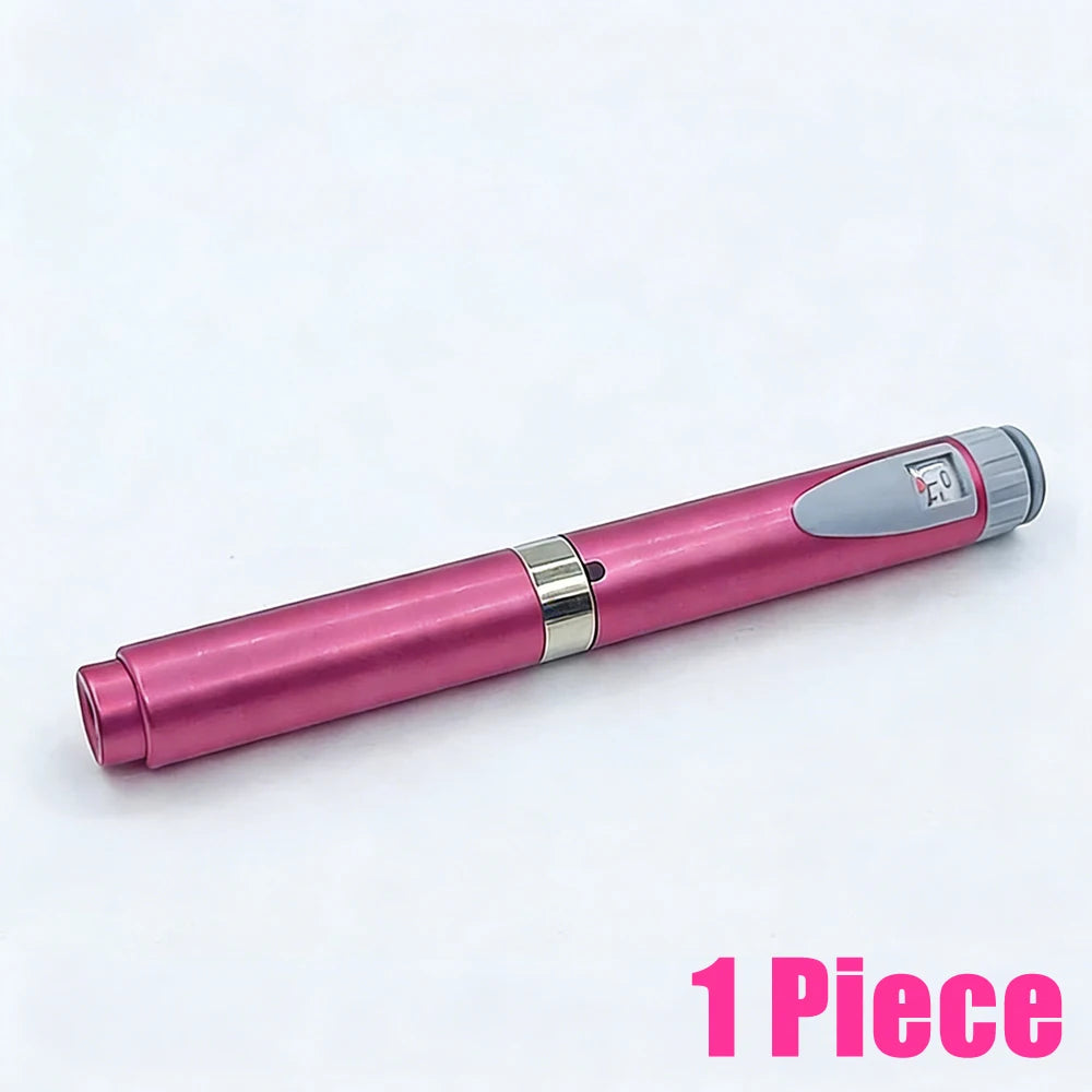 Aluminum Magic Pen Kit 10 Colors Cartridges 3ml Empty Cassette Bottle Sterile Set Disposable 8mm Pen Tip for Lilly Insulin Pen