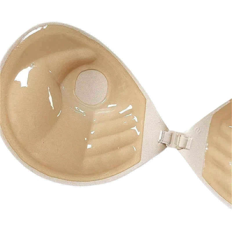 Womens Palm Push Up Invisible Silicone Bra Chest Stickers Lift Up Self Adhesive Bra Cover Bra Silicone Pad Sexy Strapless Breast