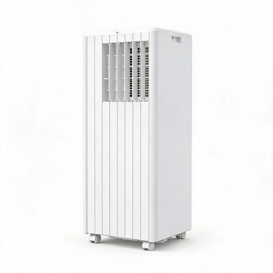 8,000 BTU Portable Air Conditioner, 3-in-1 AC Unit with Cooling, Dehumidifier & Fan, Fast Cooling for Rooms up to 350 Sq. Ft., Remote Control, 24H Timer, Sleep Mode, Window Kit Included, 115V, White