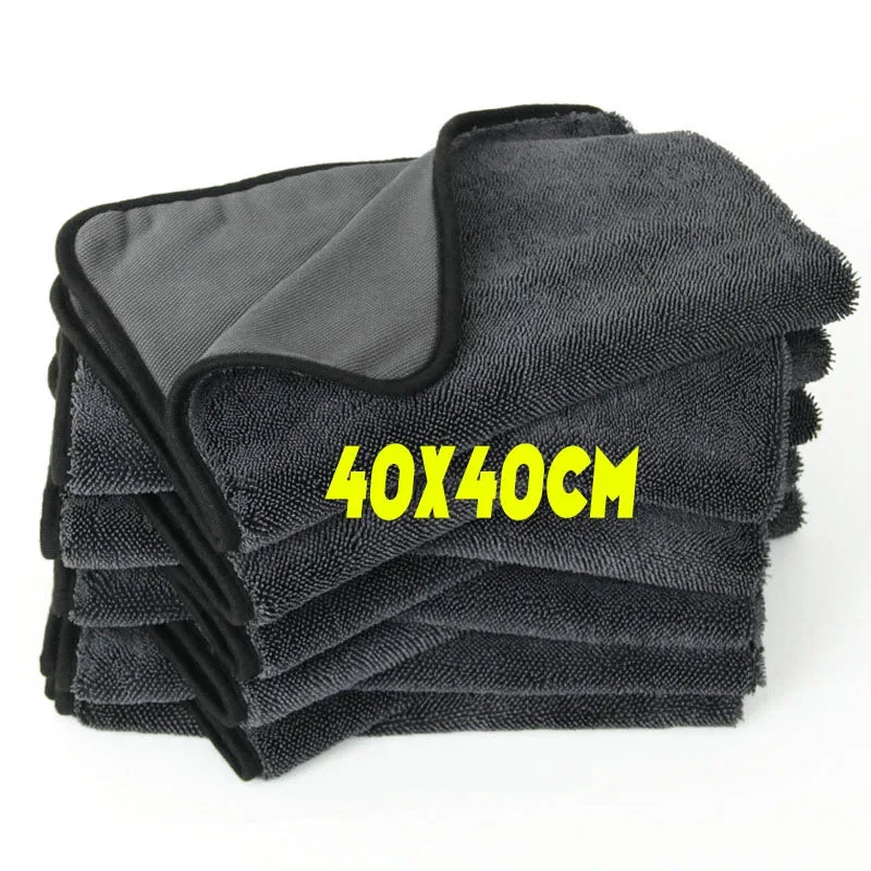 1/2pcs Professional Microfiber Towels Car Washing Towel Micro Fiber Auto Extra Soft Rag Fast Drying Cloth for Car Wash Accessory