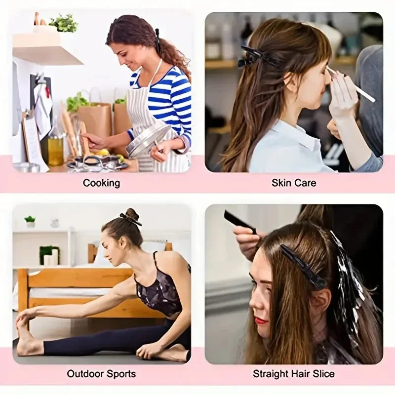 5-30pcs Alligator Hair Clip Plastic Nonslip Hairpin Black Pink Durable Hair Clamp Hairdressing Styling Accessories for 2028