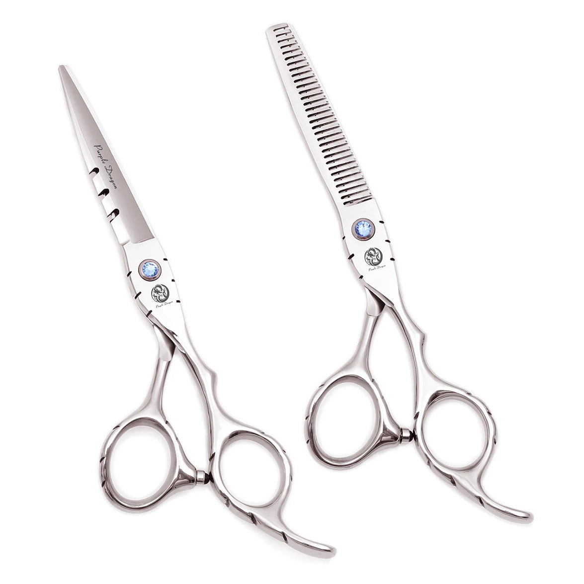 Professional Hair Scissors 5.5" 6" Purple Dragon Stainless Scissors for Hairdresser Salon Thinning Shears Hair Scissors Z1010