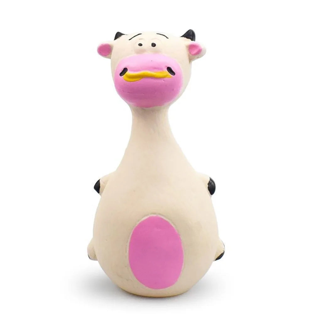 Dog Voice Toy Cartoon Shape Teddy Fadou Teeth Grinding Cleaning Plaything Rubber Anti Bite Training Pets Dogs Toys Pet Supplies