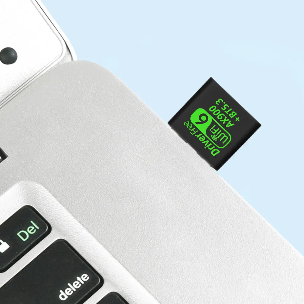 USB WiFi 6 Bluetooth-Compatible 5.3 Adapter Mini USB WiFi Dongle 900Mbps Wireless Network External Receiver Dual Band 2.4/5.8GHz