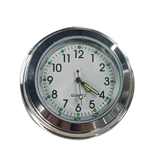 Universal Motorcycle Handlebar Watch Waterproof Bike Handlebar Mount Watch Lightweight Bike Aluminum Clock for Scooter Motor ATV