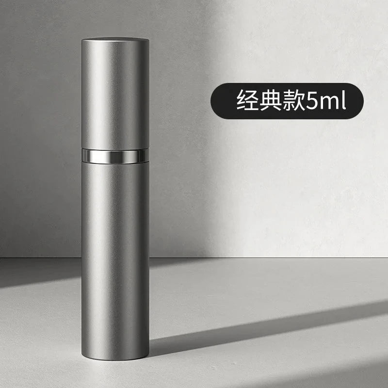 10/5ML Perfume Atomizer Portable Liquid Container for Cosmetics Traveling Mini Aluminum Spray Empty Refillable Bottle Косметика