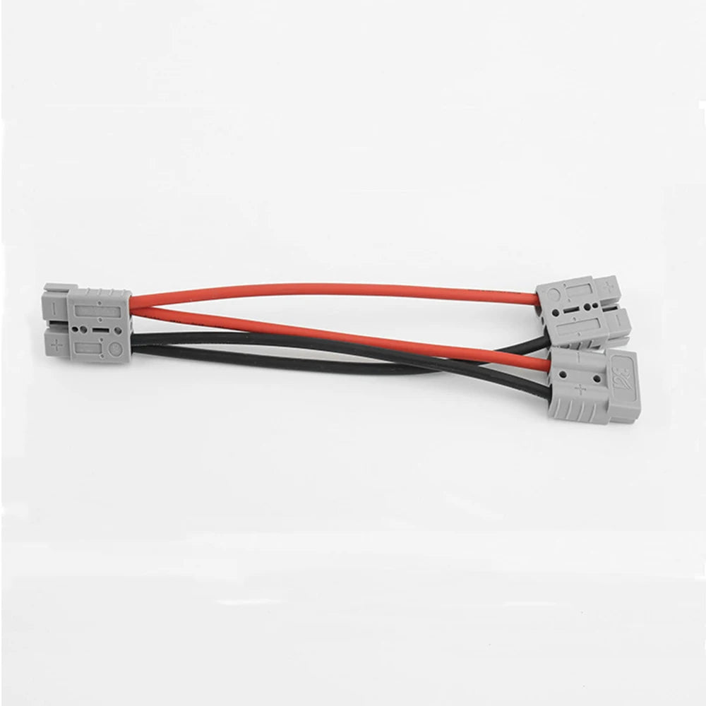 1/2pcs 50 Amp Genuine Anderson Plug Connector Double Y Adaptor 6mm Automotive Cable New