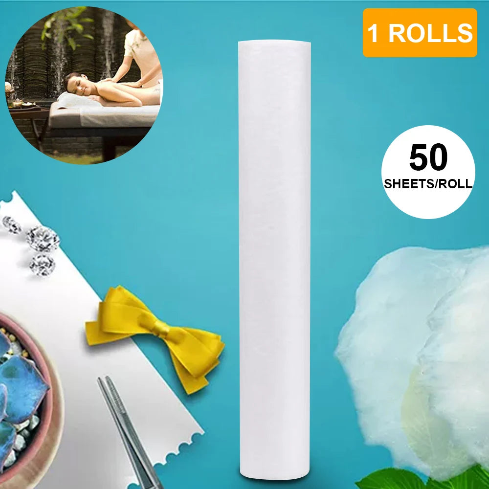 50/100/200 Sheets Sheet Disposable Beauty Bed Sheet Non-woven Massage SPA Salon Table Cover