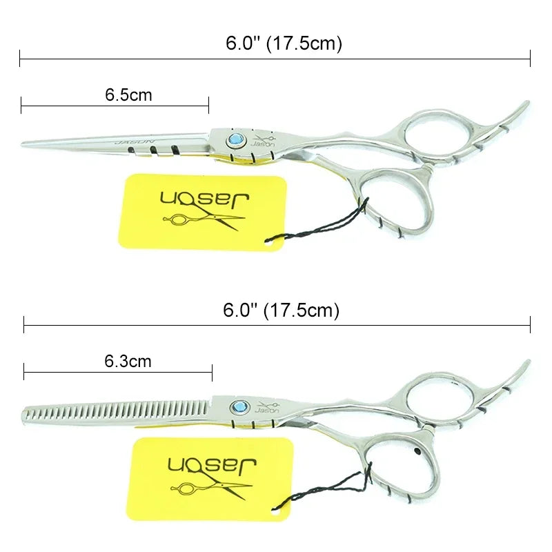 Stainless Steel 5.5"/6.0" Barber Hair Cutting Scissors Salon Hairdresser's Thinning Shears Hair Clippers Haircut Scissors A0018D