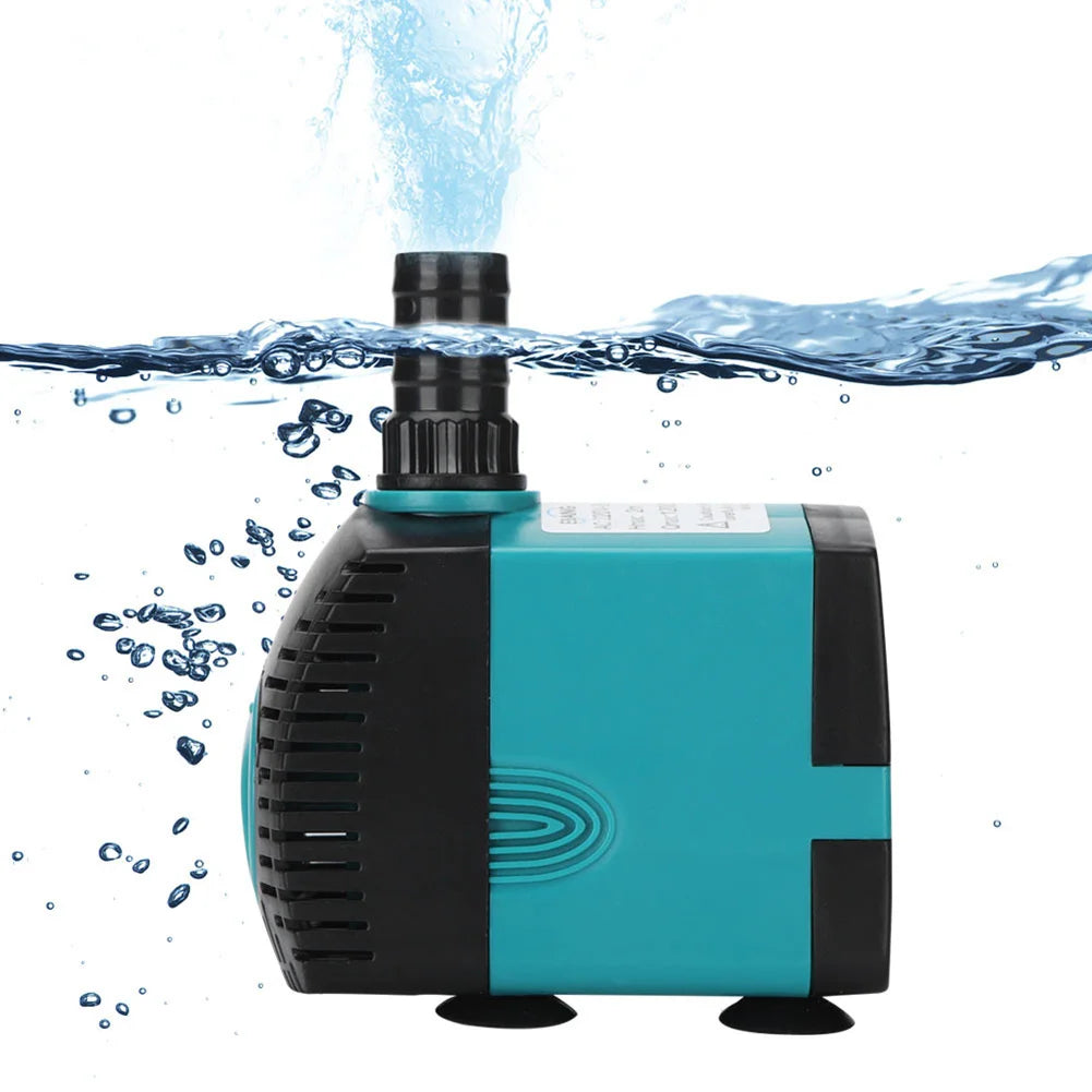 Aquarium Ultra Quiet Submersible Fountain Water Pump Fish Pond Side Suction Pump Filter Fish Wear Resistant Gadget