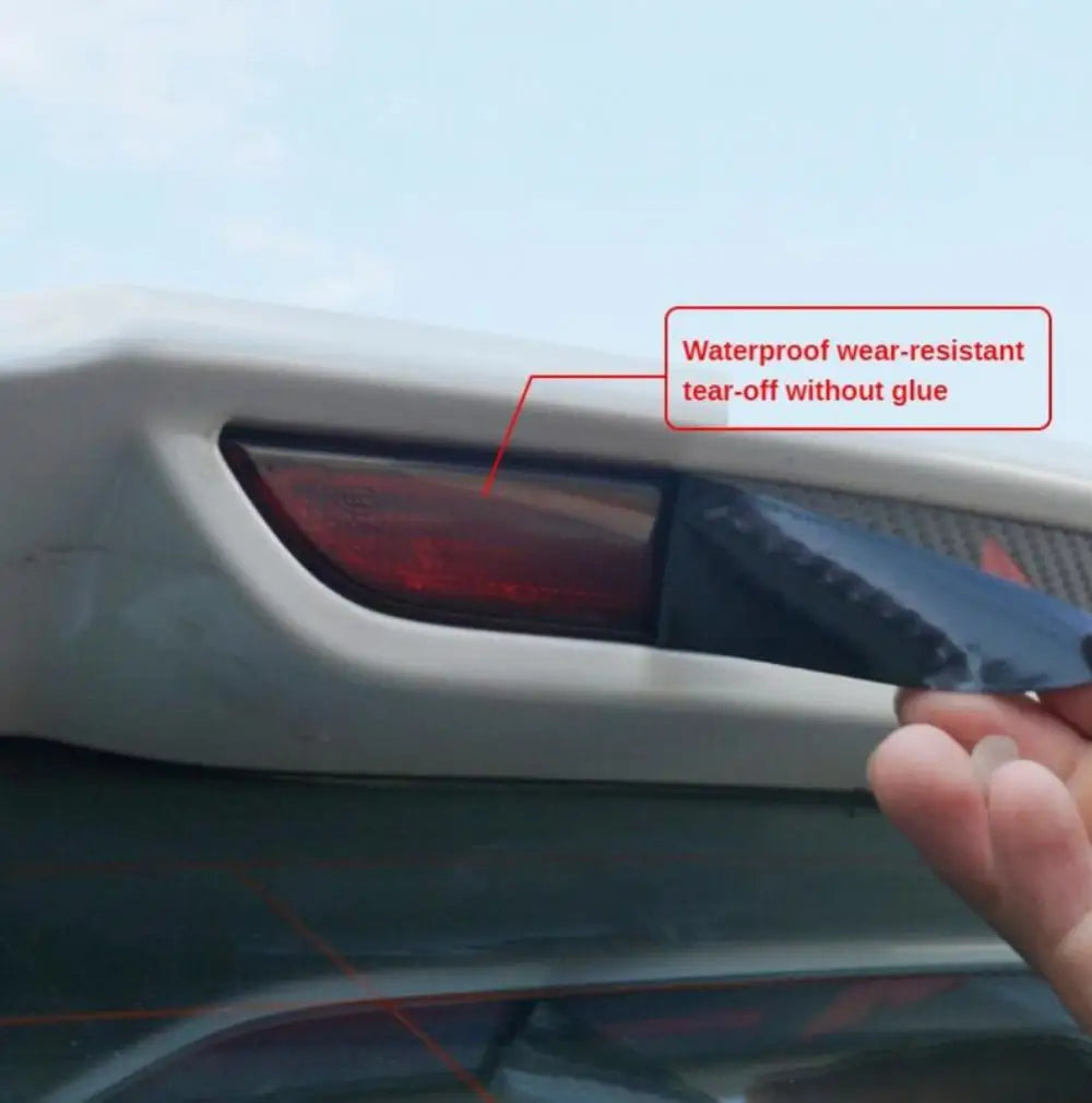 Car Sticker Taillight Sticker Brake Lights Lamp Protector Carbon Fiber Covers Styling Sticker Hawkeye Styling Car Accessories