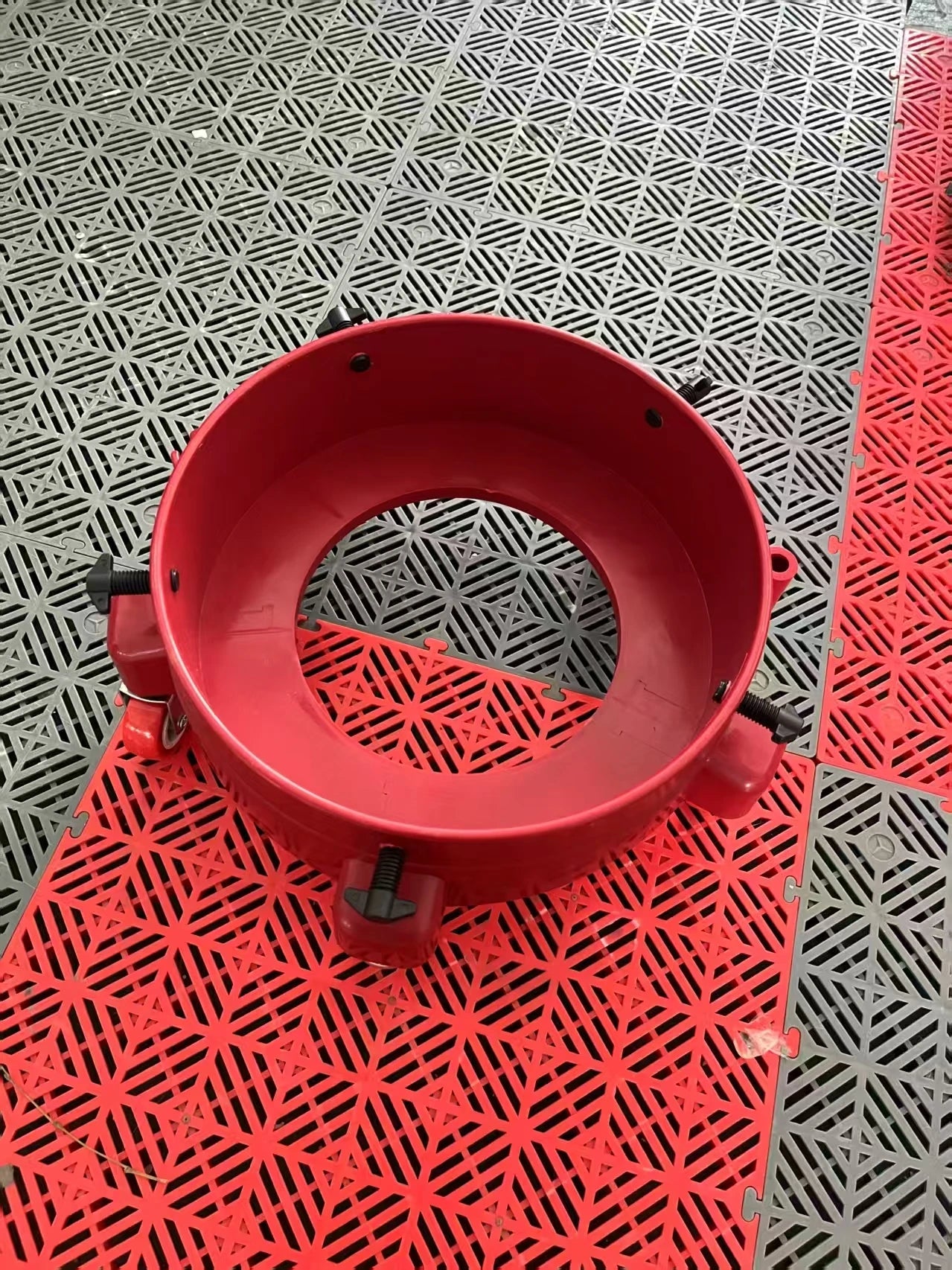 Car wash Removable Rolling Bucket Dolly 360° Turning Swivel Caster Detailing Kit with Wheels Storage Insert Locking Casters