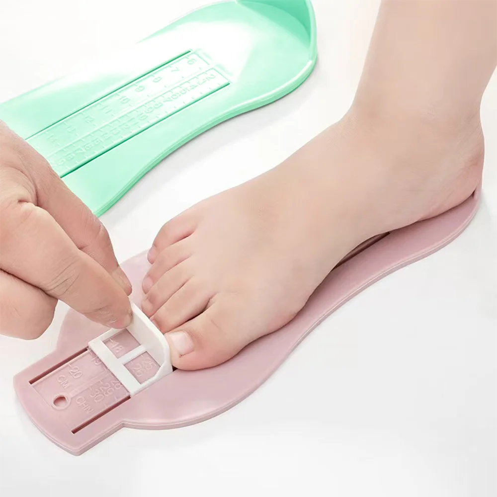 Baby Foot Measuring Gauge, No Conversion Needed Measure Two Sizes for Baby Shoe Sizing