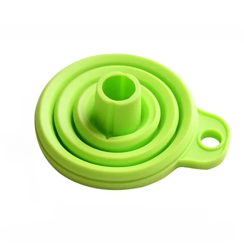 2pcs Car Oil Funnel Auto Liquid Funnel Collapsible Portable Filling Funnel For Easy Engine Pouring Car Accessories