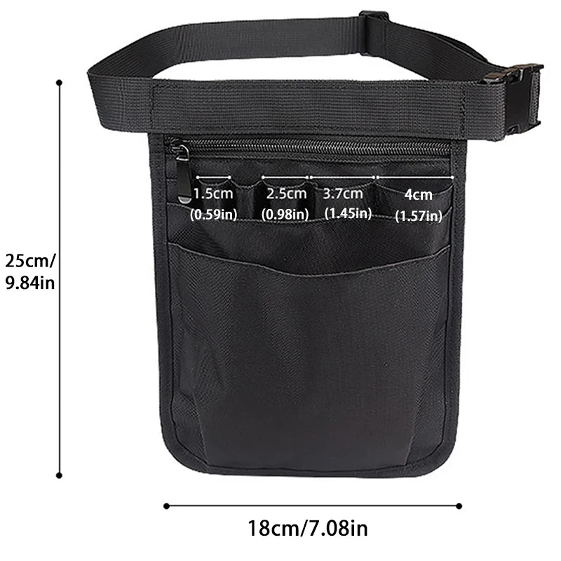 Nurse Tool Waist Bag Medical Staff Universal Multi Pocket Work Pocket Medical Supplies Storage Nurse Bag
