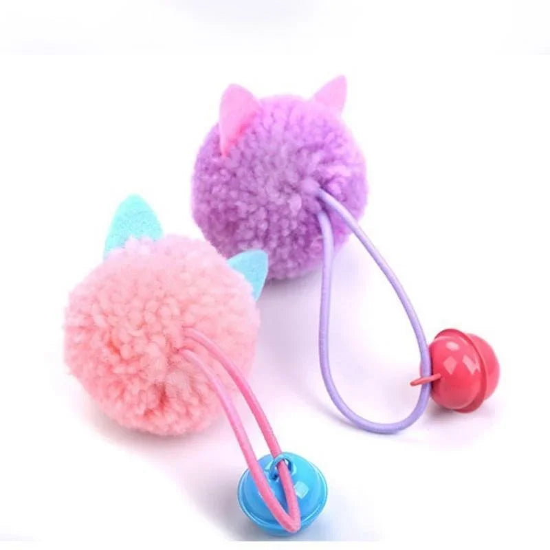 Cat Toy Interactive Plush Mouse Head Shaped Pet Toys With Bell Pet Supplies   аксесуари для котів   gatos