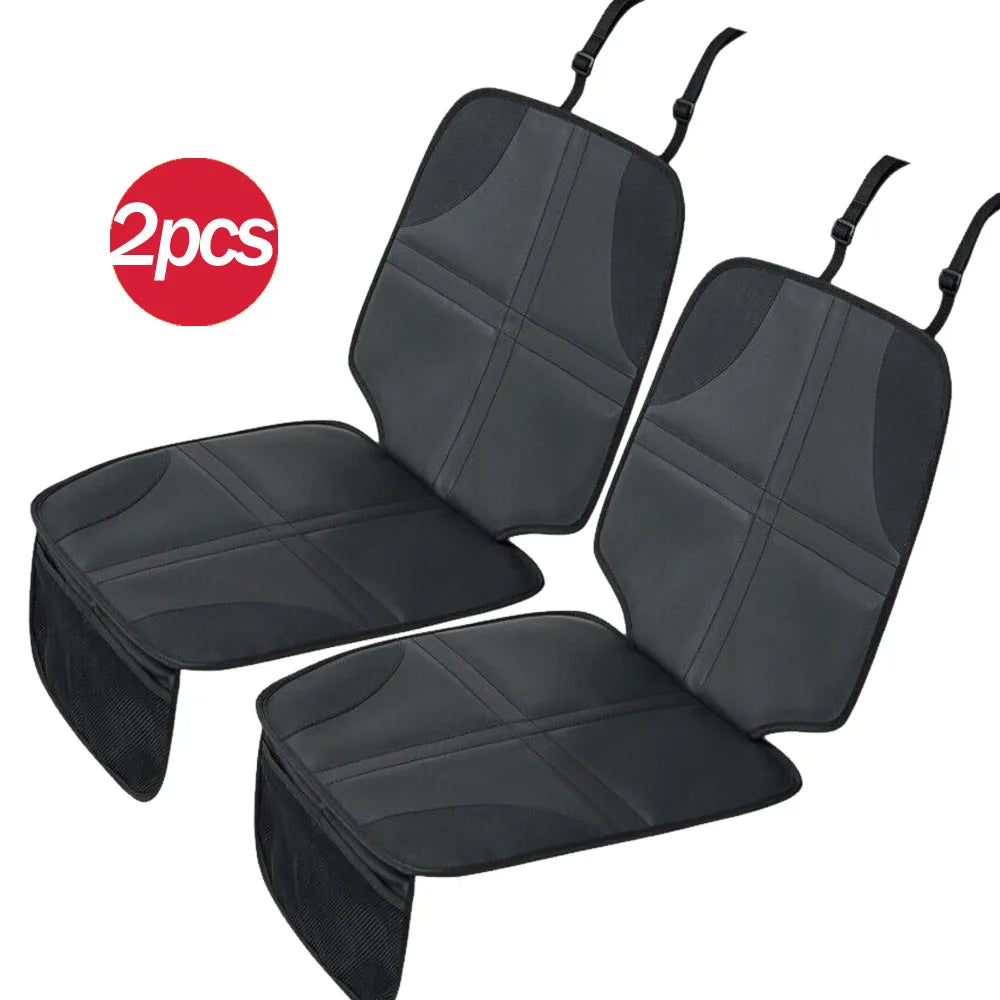 1/2pcs Child Car Seat Cover Under Seat Leather Saver Protector Mat Anti-Slip Safety