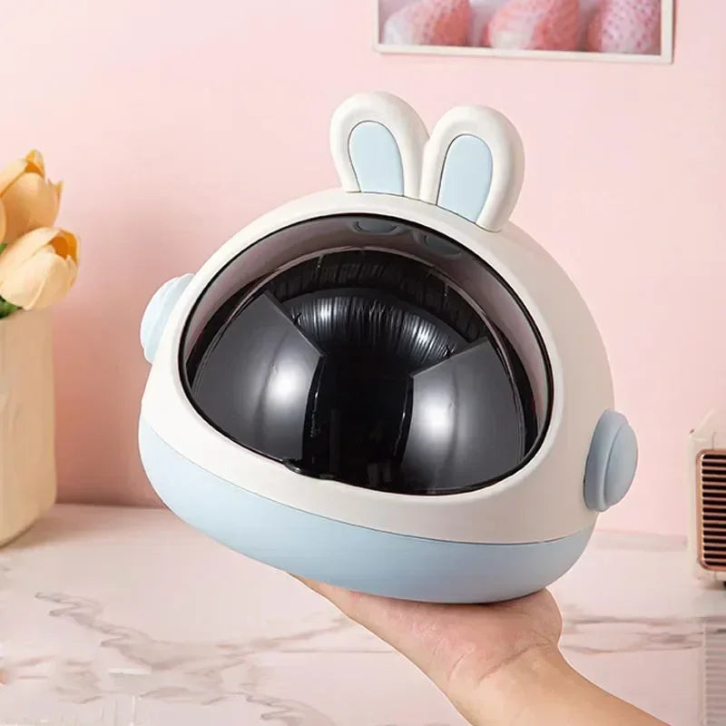 1/2pcs Doll Bed Baby Bunny Storage Box with Mat for Labubu Space Module Doll Sleep Cradle Cart Dolls Bed Furniture Accessories