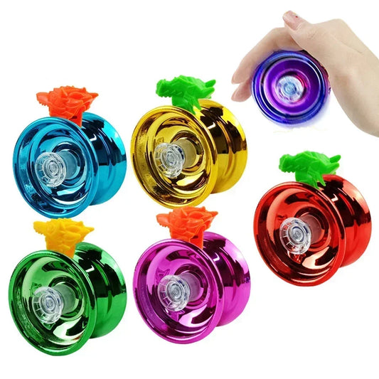 Children Beginners Professional Aluminum Metal Yoyo Ball Competitive Yoyoball for Adult Kids Yoyoyoball with Accessories