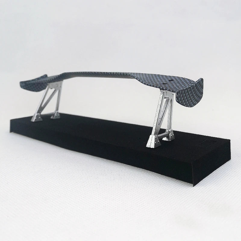 1/10 Scale RC Car Plastic Carbon Fiber Pattern Rear Wing Spolier Drift On Road Touring Model Hobby