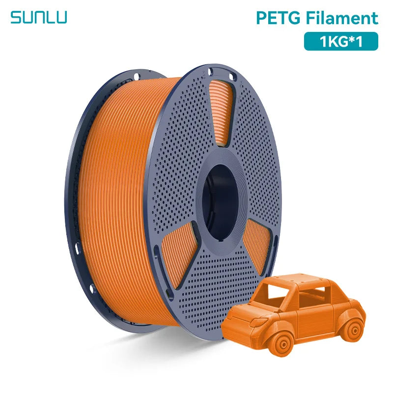SUNLU PETG 3D Printer Filament 1.75mm High transparency White Color Tolerance+/-0.02mm for DIY gift printing fast shipping