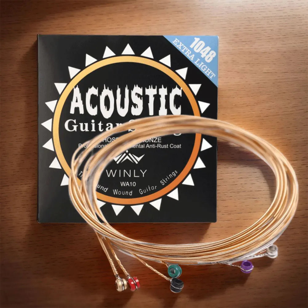 Phosphor Bronze Strings Light Acoustic Strings Phosphor Bronze Coating Guitar Strings for Guitar Professionals