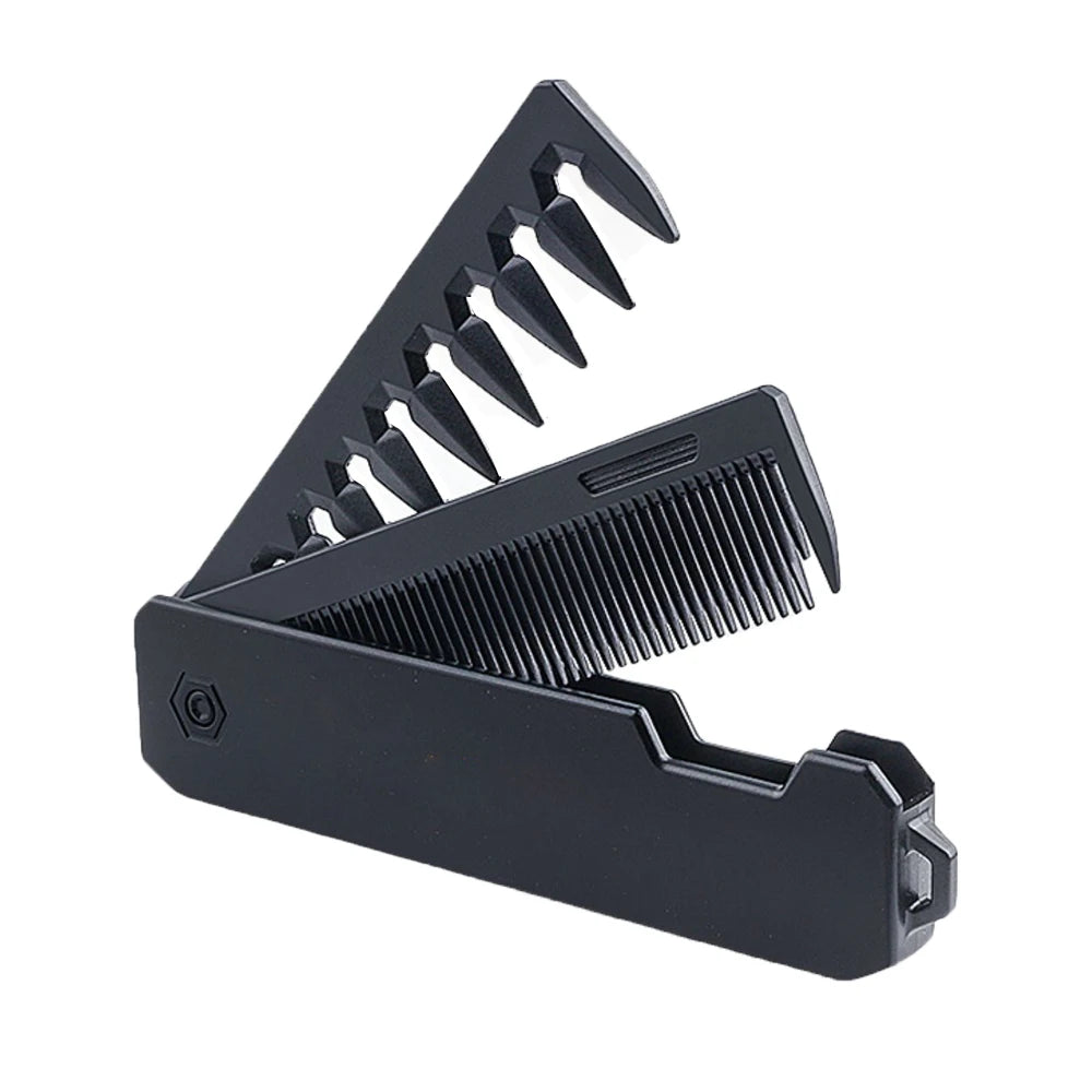 Mulitfunctional Folding Hair Comb Wide Tooth Oil Head Styling Beard Comb Hair Clipper Combs 1/2/3 in1 Portable Hairdressing Comb