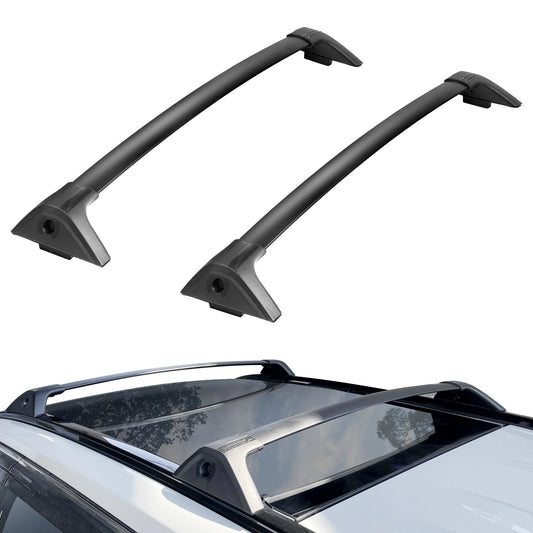 SucceBuy Roof Rack Cross Bars Compatible w/ Toyota RAV4 2019-2023 160lbs Load Capacity Aluminum Anti-Rust Crossbars with Locks