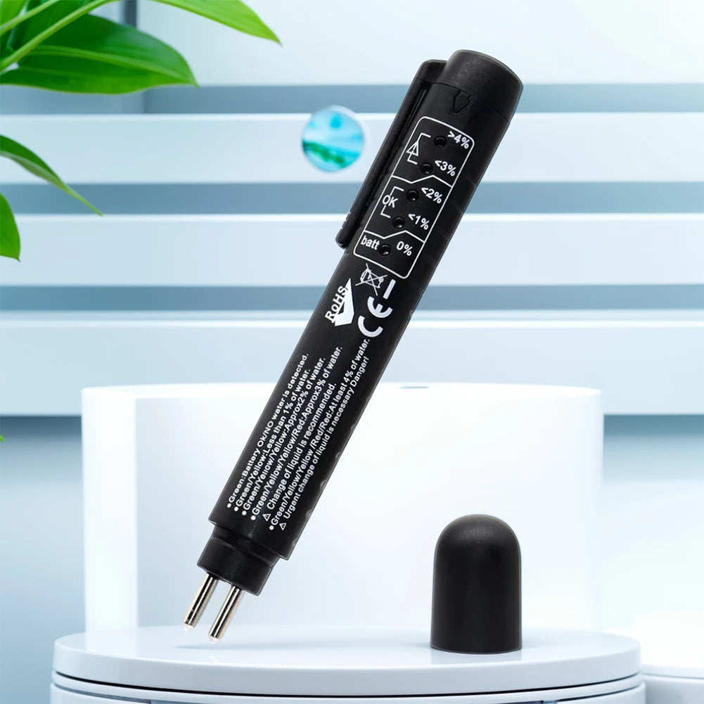 Accurate Oil Quality Diagnostic Tool 5 LED Indicator Car Brake Fluid Tester Oil Quality Detector Car Vehicle Auto Testing Tool