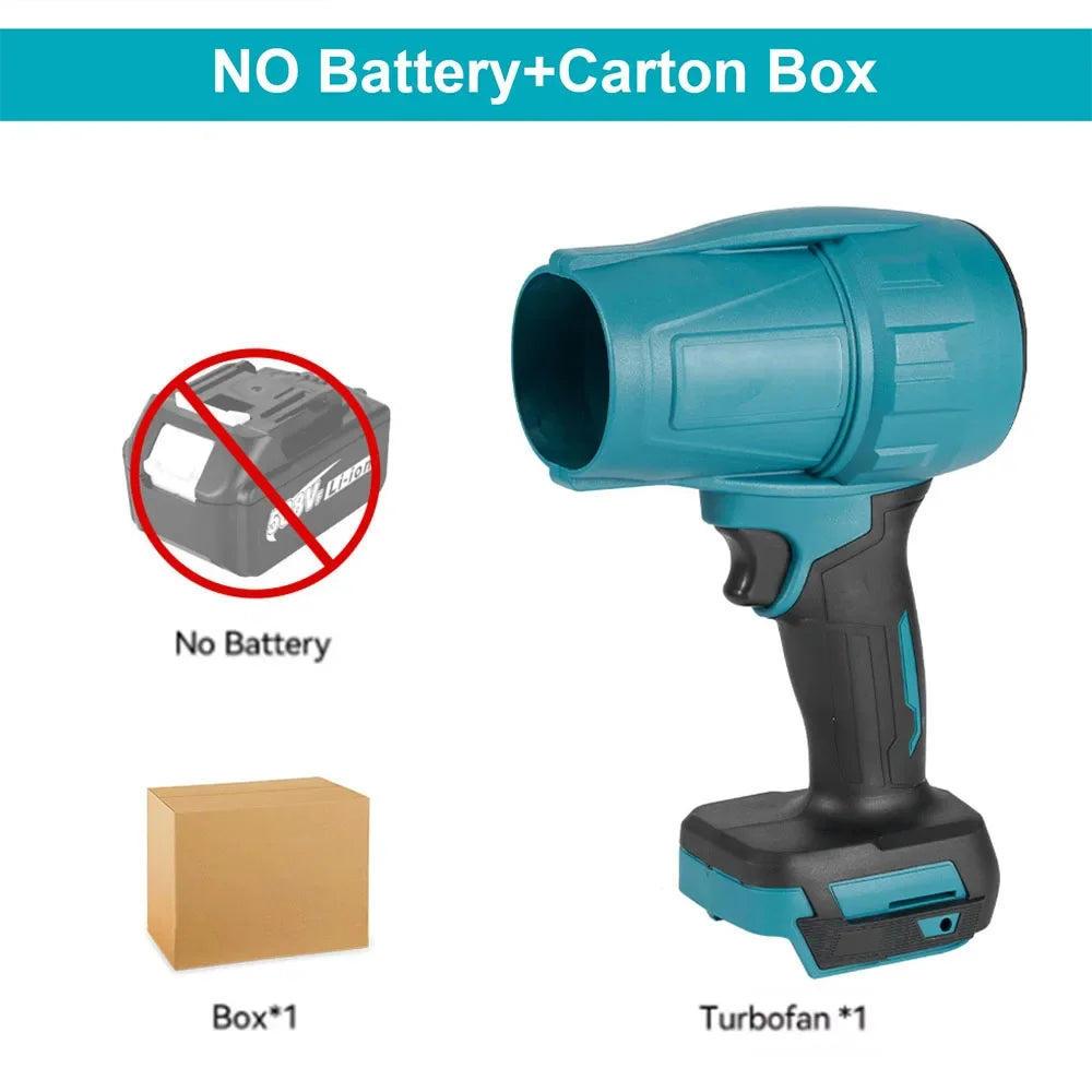 Makita 18V Rechargeable Turbo Blower Hand‑held Air Blower for Vehicle Drying Dust Clearing Outdoor Working Power Tool
