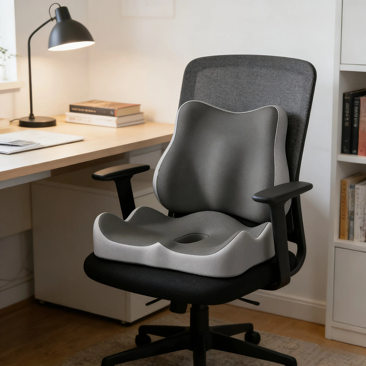 1pc Support Cushion,Upgraded Office Sitting Aid, Student Cushion, Integrated Seat Cushion,Suitable for Office, Driving, Home